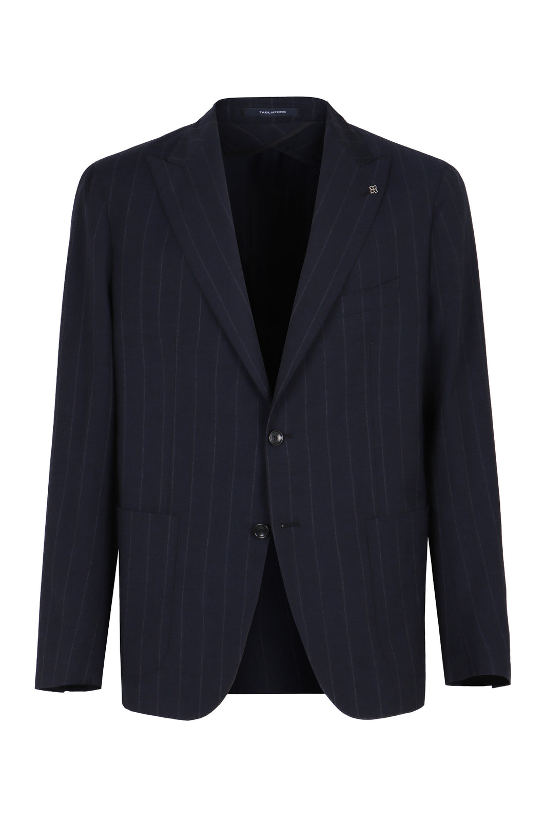 Single-breasted virgin wool jacket