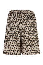Load image into Gallery viewer, Bermuda shorts with all-over logo
