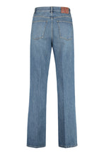 Load image into Gallery viewer, 5-pocket straight-leg jeans
