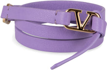 Load image into Gallery viewer, Valentino Garavani - VLogo leather bracelet
