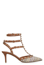 Load image into Gallery viewer, Valentino Garavani - Rockstud leather pointy-toe slingback
