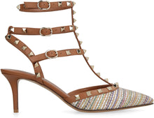 Load image into Gallery viewer, Valentino Garavani - Rockstud leather pointy-toe slingback
