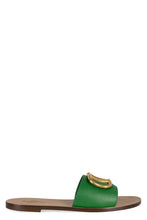 Load image into Gallery viewer, Valentino Garavani - Leather slides with logo
