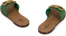 Load image into Gallery viewer, Valentino Garavani - Leather slides with logo
