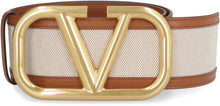 Load image into Gallery viewer, Valentino Garavani - Canvas and leather belt
