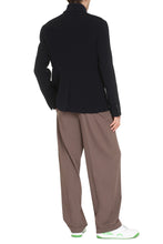 Load image into Gallery viewer, Quilted single-breasted wool jacket
