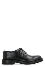 Load image into Gallery viewer, Derby Rockstud  Essential leather lace-up shoes
