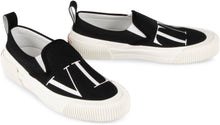 Load image into Gallery viewer, Valentino Garavani - VLTN canvas slip-on sneakers
