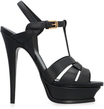 Load image into Gallery viewer, Tribute heeled leather sandals
