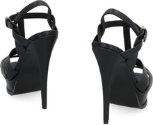 Load image into Gallery viewer, Tribute heeled leather sandals
