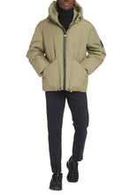 Load image into Gallery viewer, Hooded full-zip down jacket
