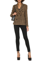 Load image into Gallery viewer, Houndstooth double breast blazer
