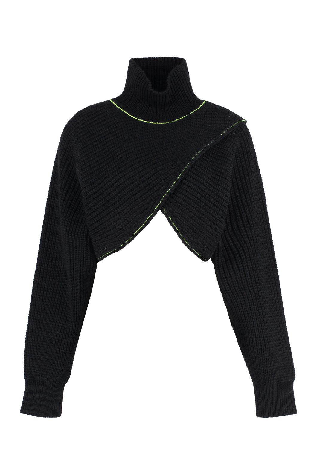Ribbed turtleneck sweater