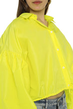 Load image into Gallery viewer, Puffed sleeves shirt
