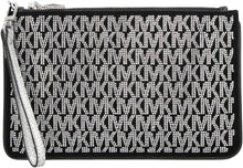 Load image into Gallery viewer, Jet Set suede envelope with logo
