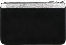 Load image into Gallery viewer, Jet Set suede envelope with logo
