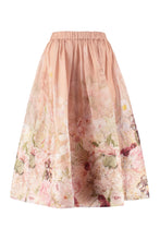 Load image into Gallery viewer, Dancer silk-linen blend skirt
