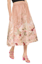 Load image into Gallery viewer, Dancer silk-linen blend skirt
