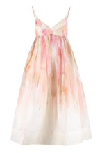 Load image into Gallery viewer, Dancer linen and silk dress
