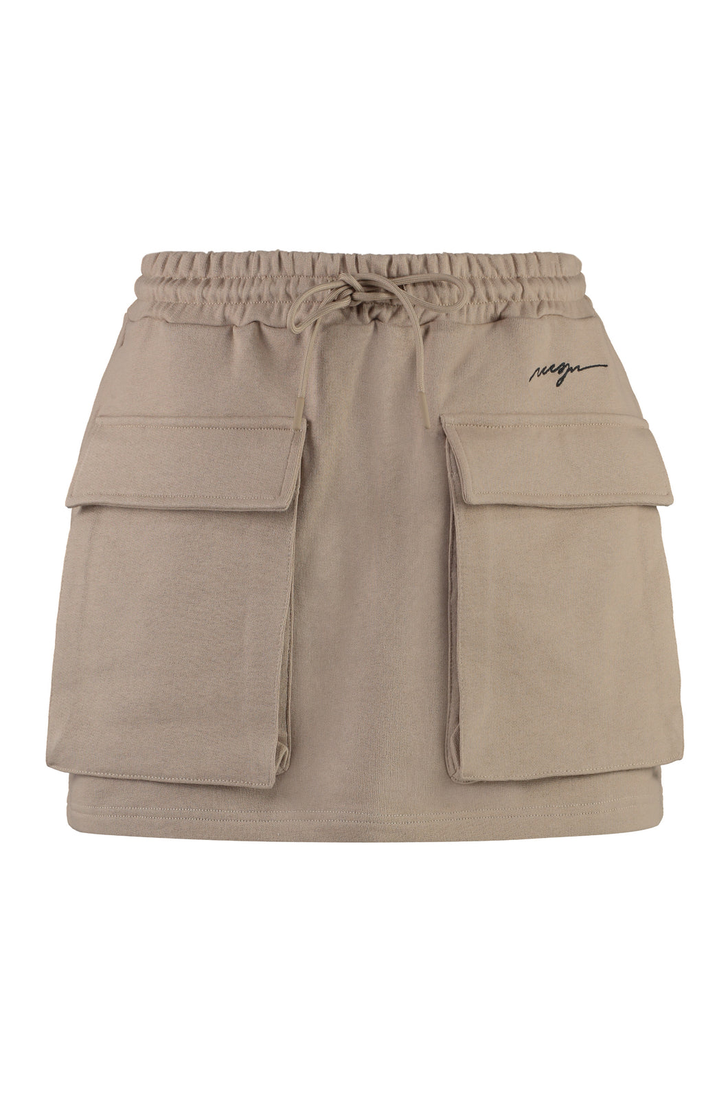 Cotton mini-skirt
