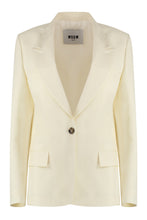 Load image into Gallery viewer, Wool single-breasted blazer
