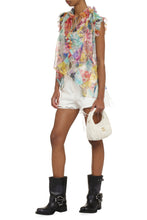 Load image into Gallery viewer, Floral print silk top
