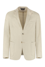 Load image into Gallery viewer, Cotton single-breasted blazer

