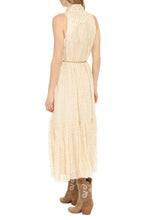 Load image into Gallery viewer, Belted silk midi-dress
