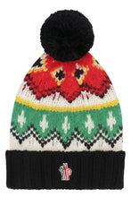 Load image into Gallery viewer, Knitted wool hat with pom-pom
