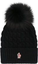 Load image into Gallery viewer, Knitted wool beanie hat
