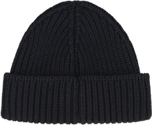 Load image into Gallery viewer, Ribbed knit wool beanie hat
