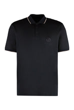 Load image into Gallery viewer, Short sleeve cotton blend polo shirt
