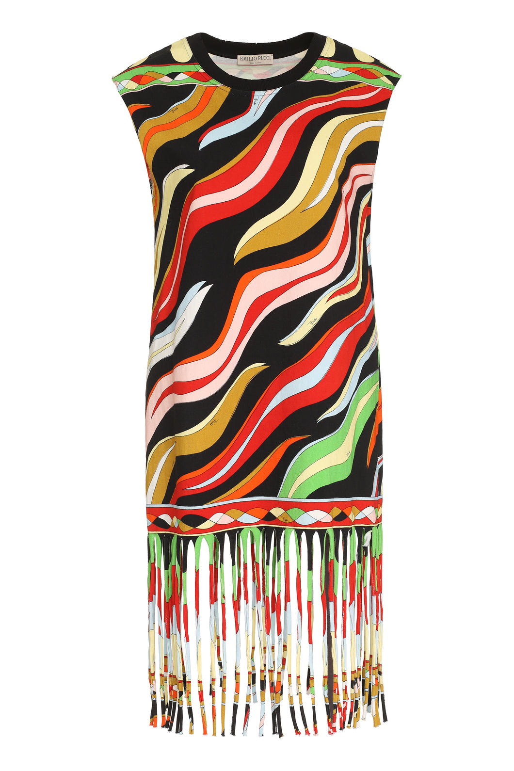 Printed cotton dress
