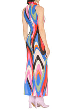 Load image into Gallery viewer, Print long dress
