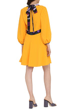 Load image into Gallery viewer, Mini dress with flame inserts
