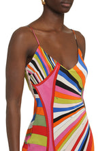 Load image into Gallery viewer, Printed silk long dress
