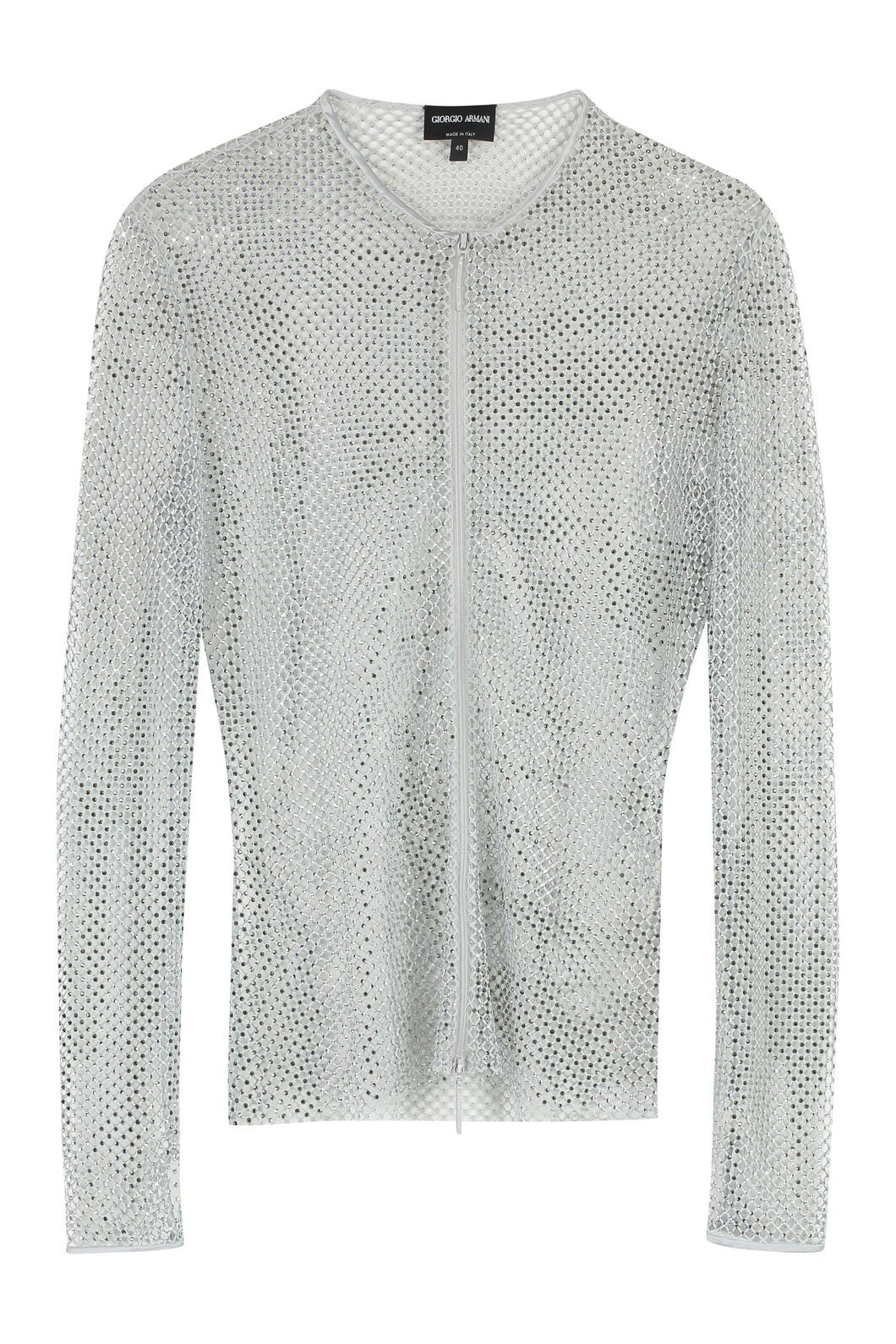 Net top with jewel application