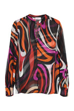 Load image into Gallery viewer, Printed silk blouse
