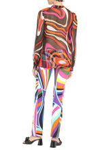 Load image into Gallery viewer, Printed silk blouse
