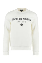 Load image into Gallery viewer, Embroidered logo crew-neck sweatshirt
