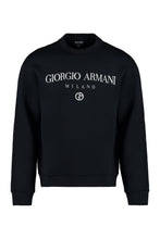 Load image into Gallery viewer, Embroidered logo crew-neck sweatshirt
