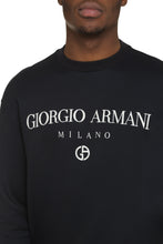 Load image into Gallery viewer, Embroidered logo crew-neck sweatshirt
