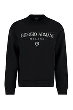 Load image into Gallery viewer, Embroidered logo crew-neck sweatshirt
