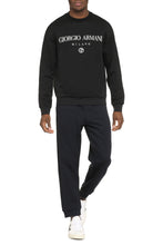 Load image into Gallery viewer, Embroidered logo crew-neck sweatshirt

