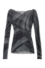 Load image into Gallery viewer, Printed long-sleeve top
