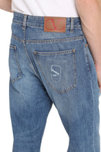 Load image into Gallery viewer, 5-pocket straight-leg jeans
