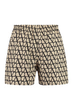 Load image into Gallery viewer, Printed cotton bermuda shorts
