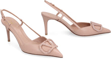 Load image into Gallery viewer, Valentino Garavani - VLogo Signature leather slingback pumps
