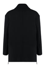 Load image into Gallery viewer, Wool blend double-breasted coat
