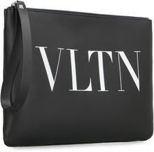 Load image into Gallery viewer, Valentino Garavani - VLTN leather flat pouch
